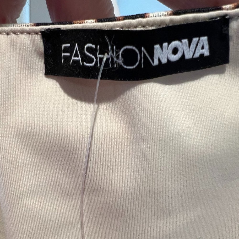NWT Fashion Nova Been There Done That Leopard Top, Size Small - Picture 11 of 13